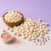 Himalayan Pink Salt & Black Pepper Makhana - Simply Roasted Lotus Seeds
