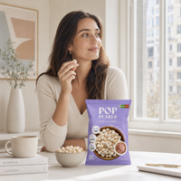 Himalayan Pink Salt & Black Pepper Makhana - Simply Roasted Lotus Seeds