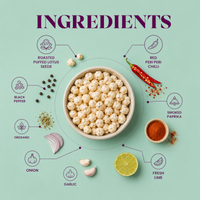 Peri-Peri & Lime Makhana - Roasted Lotus Seeds with a Citrus Kick